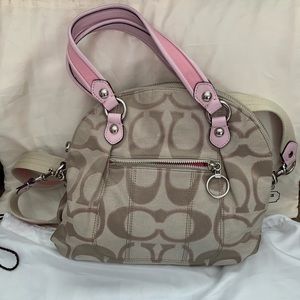 Coach classic cloth purse
